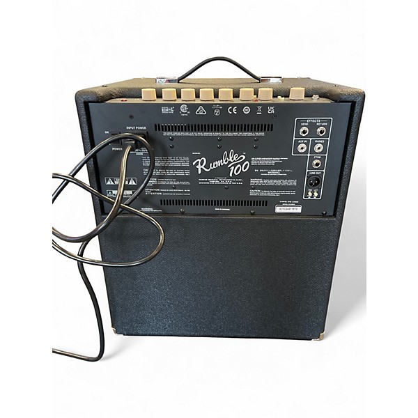 Used Fender Rumble 100 1x15 100W Bass Combo Amp
