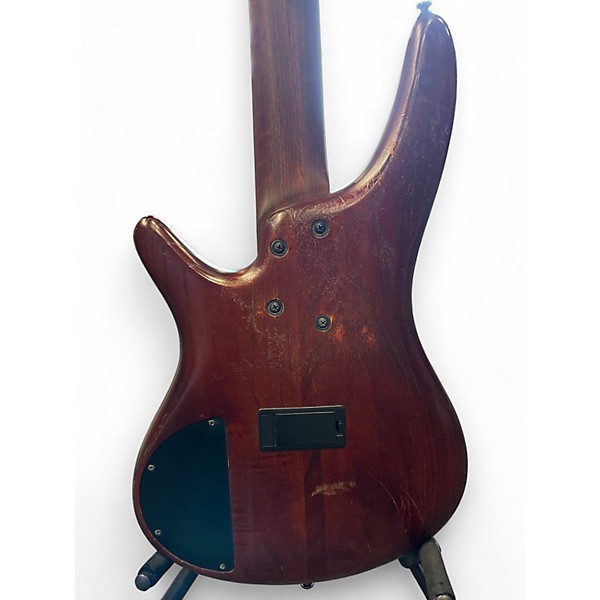Used Ibanez SR655E BROWN SATIN Electric Bass Guitar
