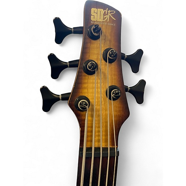 Used Ibanez SR655E BROWN SATIN Electric Bass Guitar