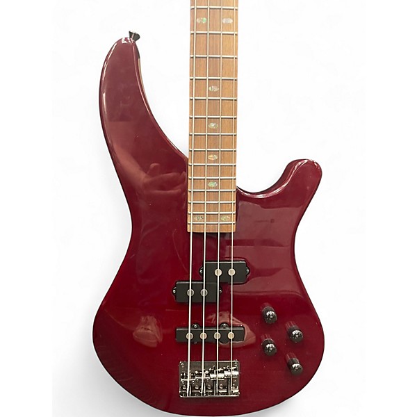 Used Mitchell MB200 BLOOD RED Electric Bass Guitar