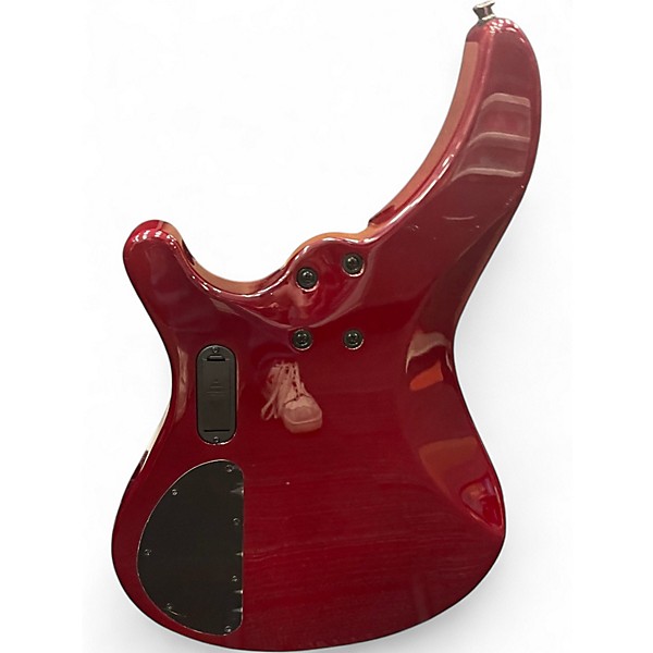 Used Mitchell MB200 BLOOD RED Electric Bass Guitar
