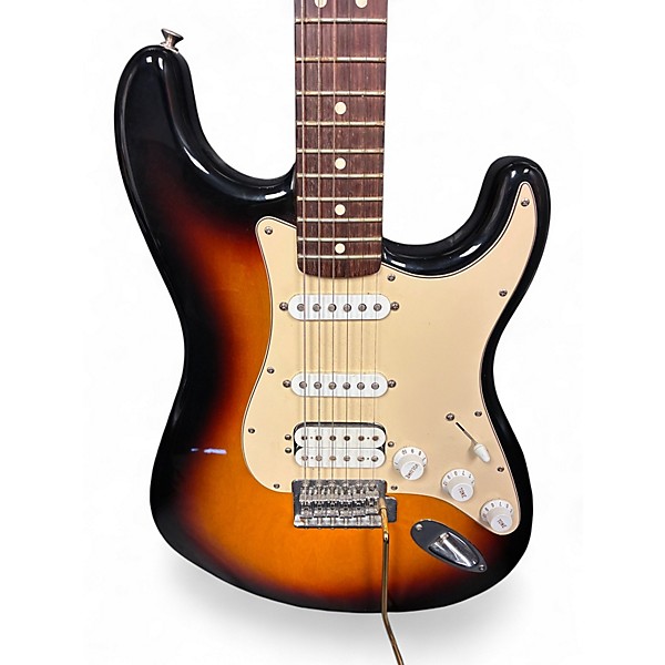 Used Fender Player Stratocaster 3 Color Sunburst Solid Body Electric Guitar