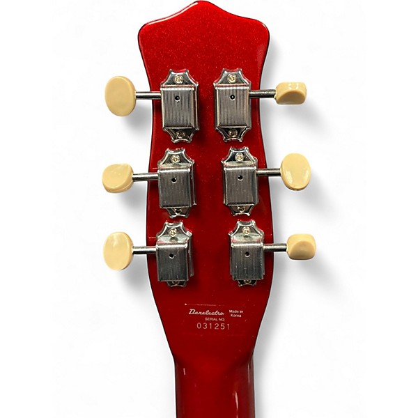 Used Danelectro Hodad Candy Apple Red Solid Body Electric Guitar