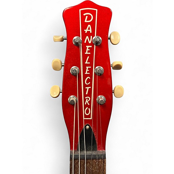 Used Danelectro Hodad Candy Apple Red Solid Body Electric Guitar