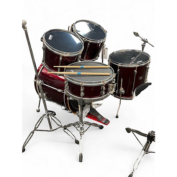 Used TAMA 5 Piece Superstar Wine Red Drum Kit