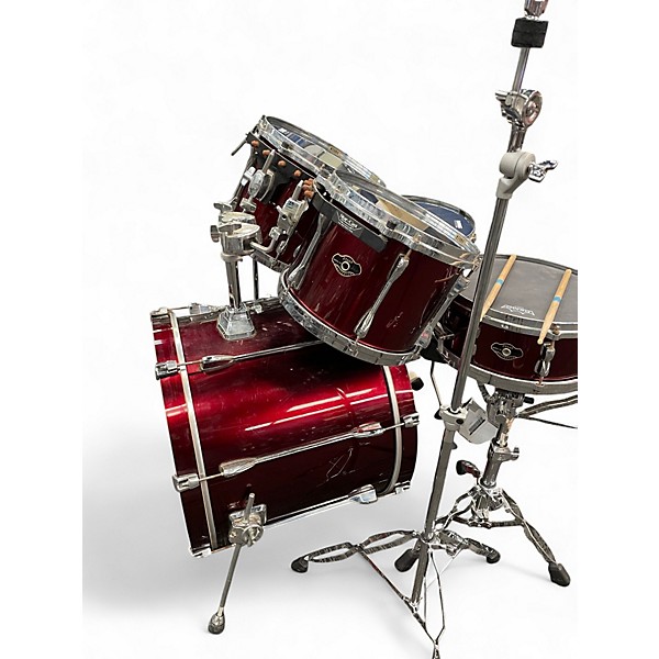 Used TAMA 5 Piece Superstar Wine Red Drum Kit