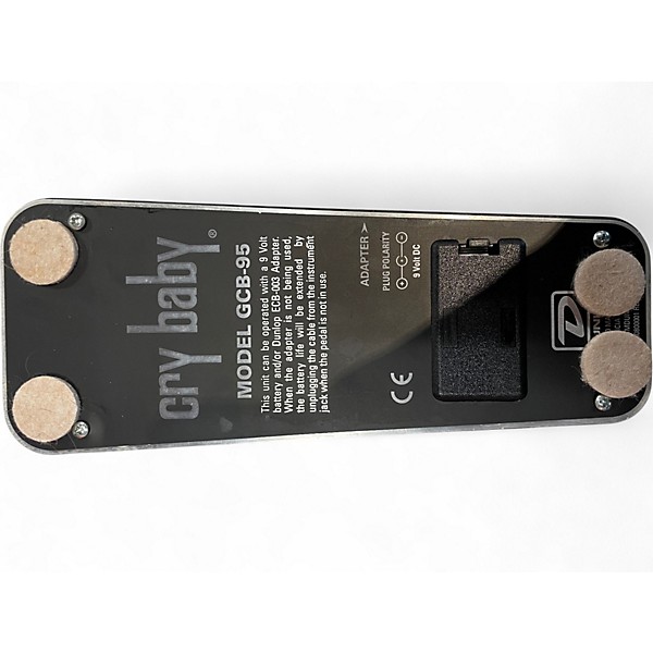 Used Dunlop GCB95 Original Crybaby Wah Effect Pedal