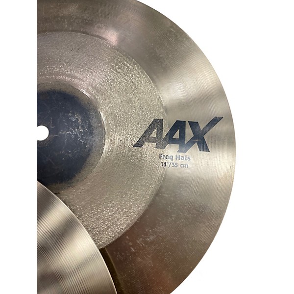 Used SABIAN 14in AAX Frequency HI HAT Cymbal
