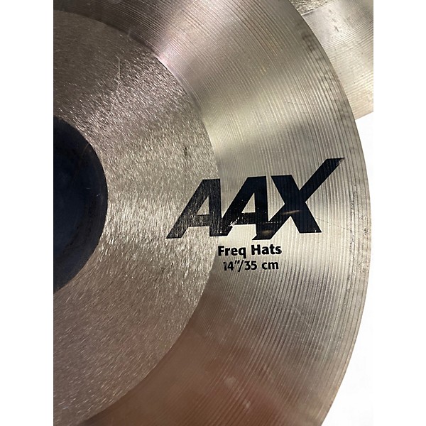 Used SABIAN 14in AAX Frequency HI HAT Cymbal