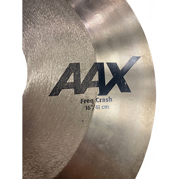 Used SABIAN 16in AAX Freq Crash Cymbal Cymbal