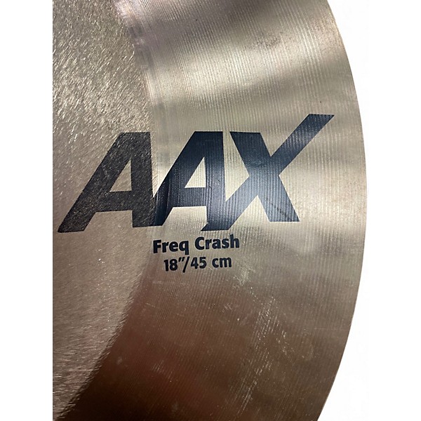Used SABIAN 18in AAX Frequency Crash Cymbal