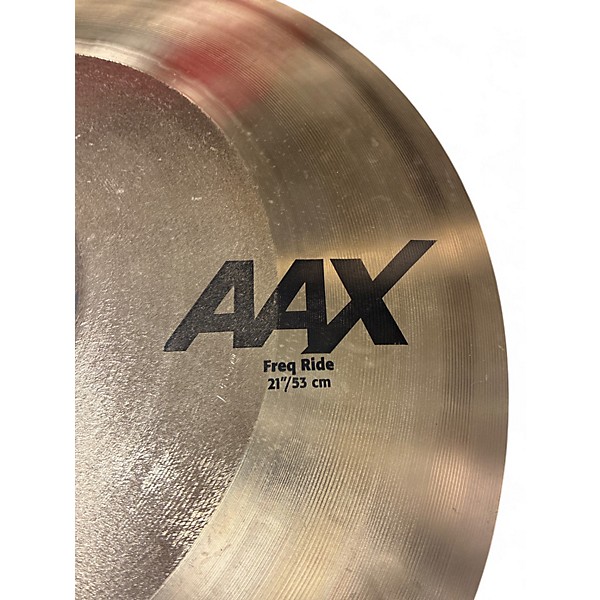 Used SABIAN 21in AAX FREQ RIDE Cymbal