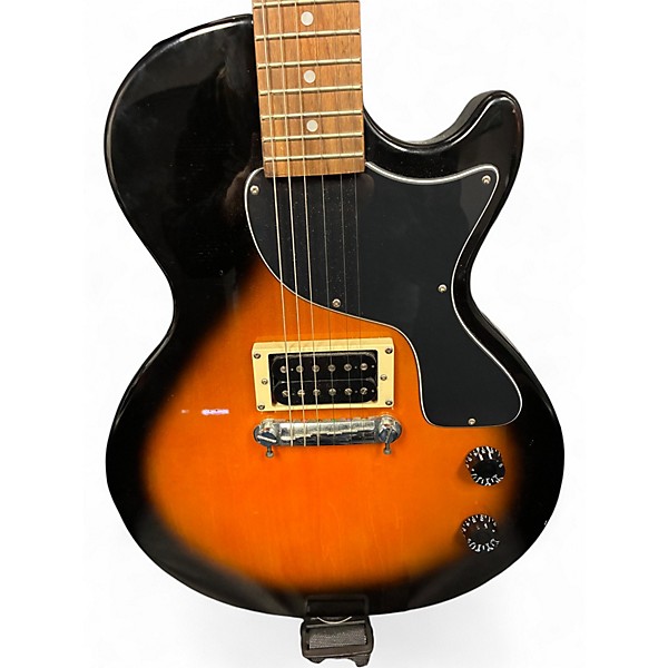 Used Epiphone Les Paul Junior 2 Tone Sunburst Solid Body Electric Guitar
