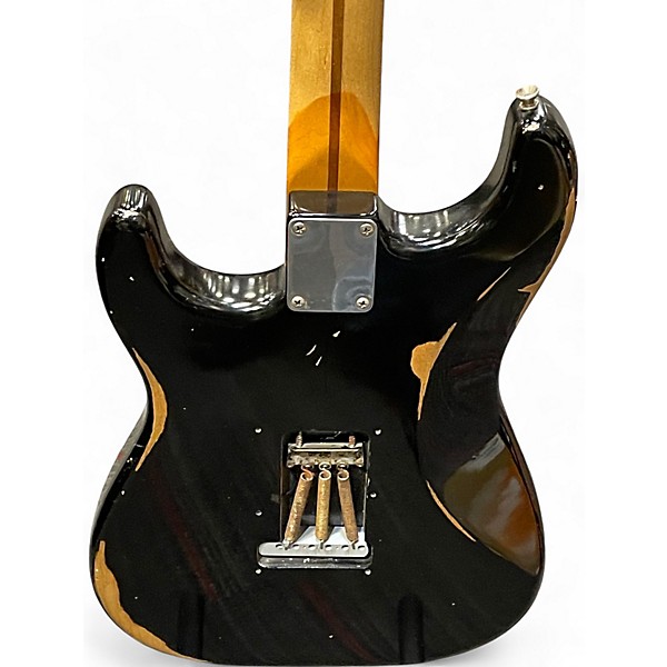 Used Fender Road Worn 1950S Stratocaster Black Solid Body Electric Guitar