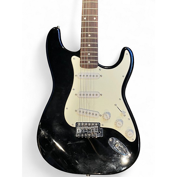 Used Squier Affinity Stratocaster Black Solid Body Electric Guitar