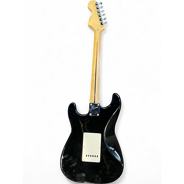 Used Squier Affinity Stratocaster Black Solid Body Electric Guitar
