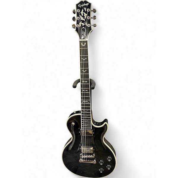 Used Epiphone Les Paul Custom Dark Purple Burst Solid Body Electric Guitar