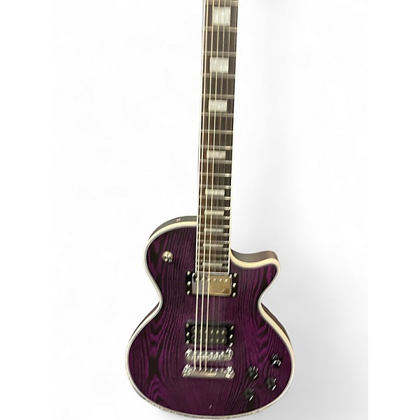 Used Firefly Classic Purple Solid Body Electric Guitar