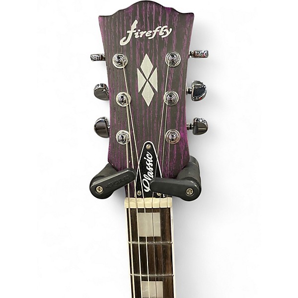 Used Firefly Classic Purple Solid Body Electric Guitar