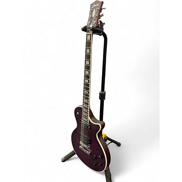 Used Firefly Classic Purple Solid Body Electric Guitar
