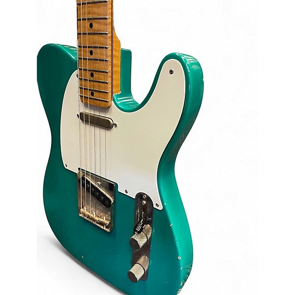 Used Karge Telecaster Green Solid Body Electric Guitar