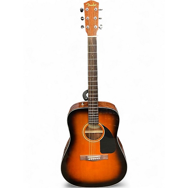 Used Fender CD60 Dreadnought 2 Color Sunburst Acoustic Guitar