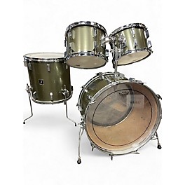 Vintage 1975 SONOR 4 Piece Phonic Centennial Aged Metallic Pewter Drum Kit