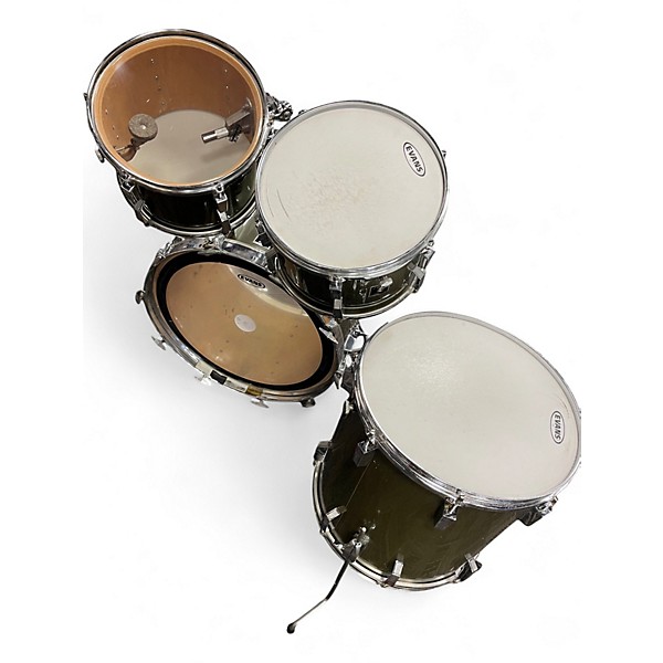 Vintage 1975 SONOR 4 Piece Phonic Centennial Aged Metallic Pewter Drum Kit