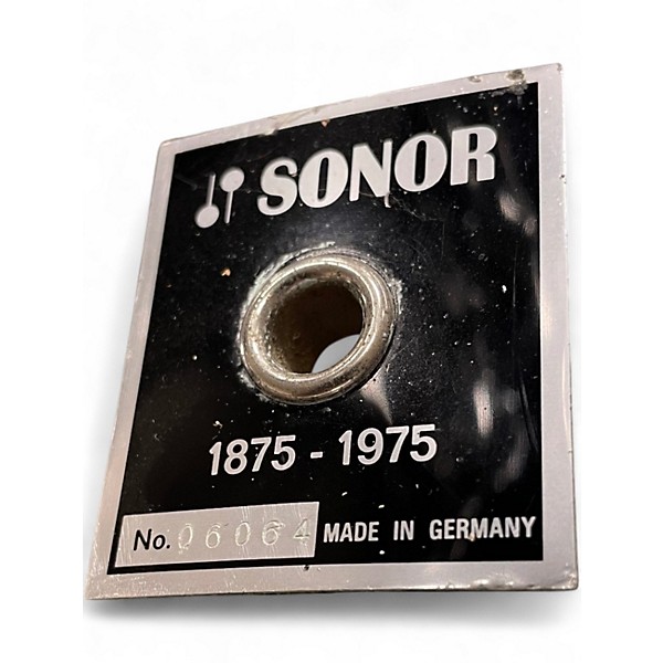Vintage 1975 SONOR 4 Piece Phonic Centennial Aged Metallic Pewter Drum Kit