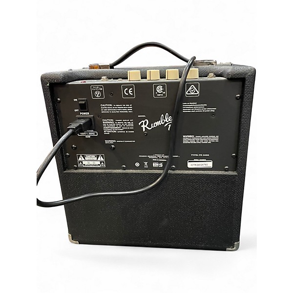 Used Fender Rumble 25 25W 1x8 Bass Combo Amp
