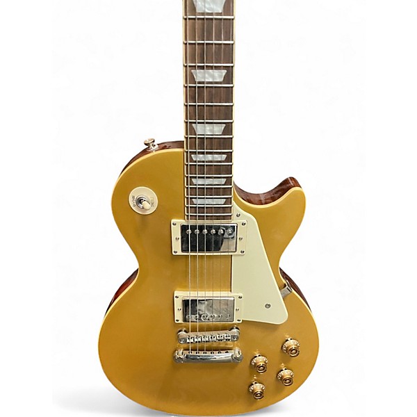 Used Epiphone Les Paul Standard Gold Top Solid Body Electric Guitar