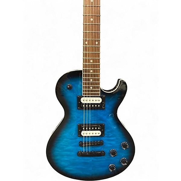 Used Dean Thoroughbred X Blue Flame Solid Body Electric Guitar