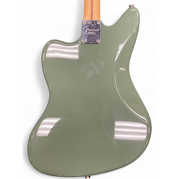 Used Fender American Professional Jaguar Green Solid Body Electric Guitar
