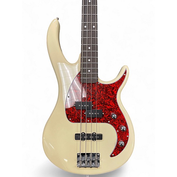 Used Peavey MILESTONE WHITE Electric Bass Guitar