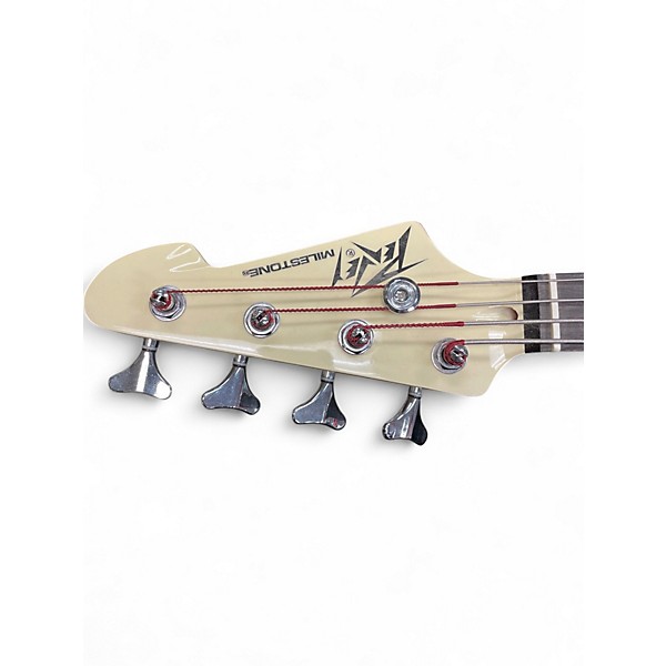 Used Peavey MILESTONE WHITE Electric Bass Guitar