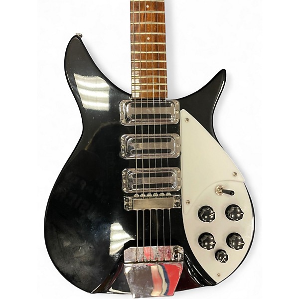 Used Rickenbacker 325C64 Black Solid Body Electric Guitar