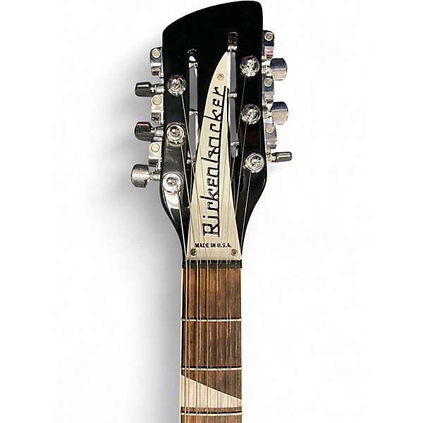 Used Rickenbacker 360/12 Black Hollow Body Electric Guitar