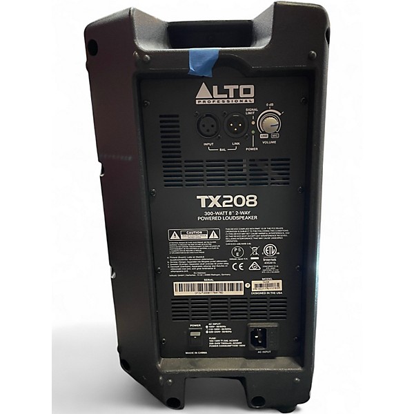 Used Alto TX208 Powered Speaker