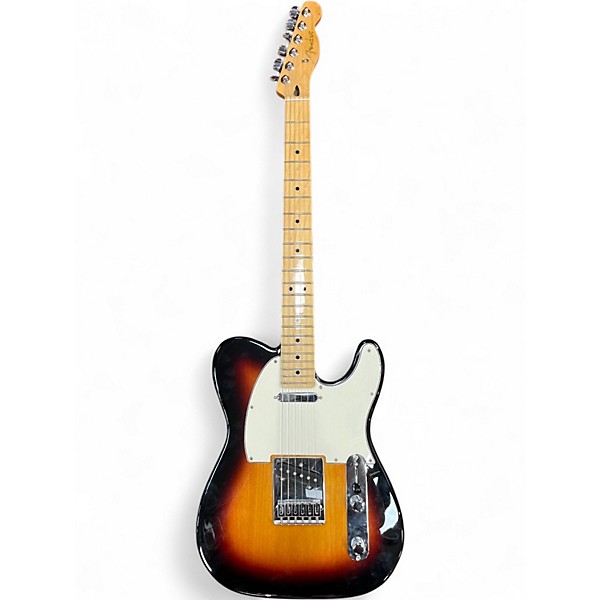 Used Fender Player Telecaster 3 Color Sunburst Solid Body Electric Guitar