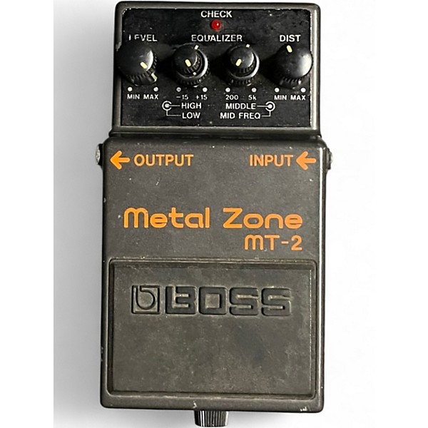 Used BOSS MT2 Metal Zone Distortion Effect Pedal