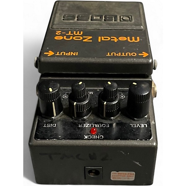Used BOSS MT2 Metal Zone Distortion Effect Pedal