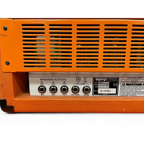 Used Orange Amplifiers OR15H 15W Tube Guitar Amp Head