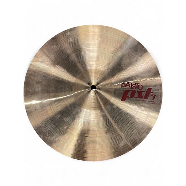 Used Paiste 14in PST7 Hi Hat Pair Cymbal