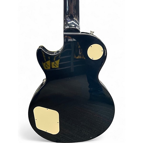 Used 2017 Epiphone Les Paul Standard Black Onyx Solid Body Electric Guitar