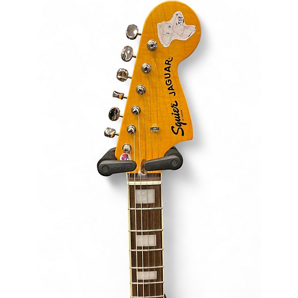Used Squier CLASSIC VIBE JAGUAR Daphne Blue Solid Body Electric Guitar