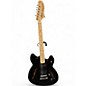 Used Squier Affinity Series Starcaster Hollow Black Hollow Body Electric Guitar