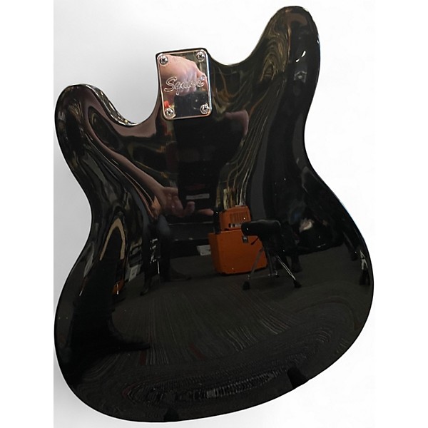 Used Squier Affinity Series Starcaster Hollow Black Hollow Body Electric Guitar