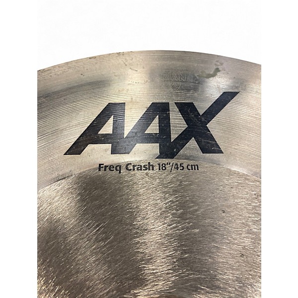 Used SABIAN 18in AAX Frequency Crash Cymbal