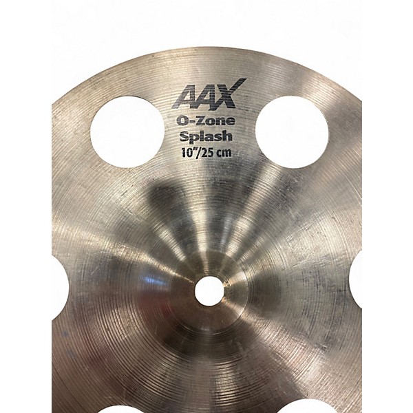 Used SABIAN 10in AAX O-ZONE SPLASH Cymbal