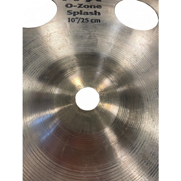 Used SABIAN 10in AAX O-ZONE SPLASH Cymbal
